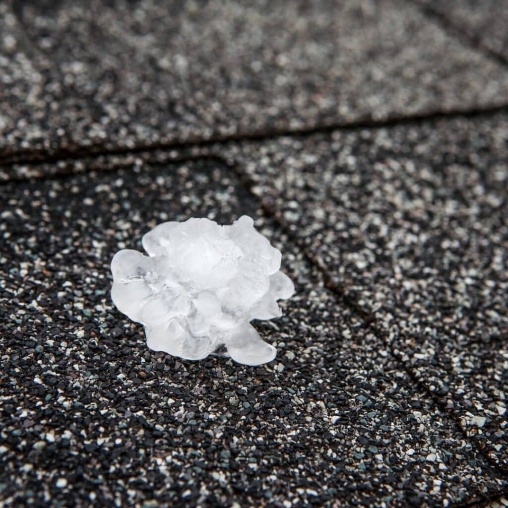 Hail Damage On Roof